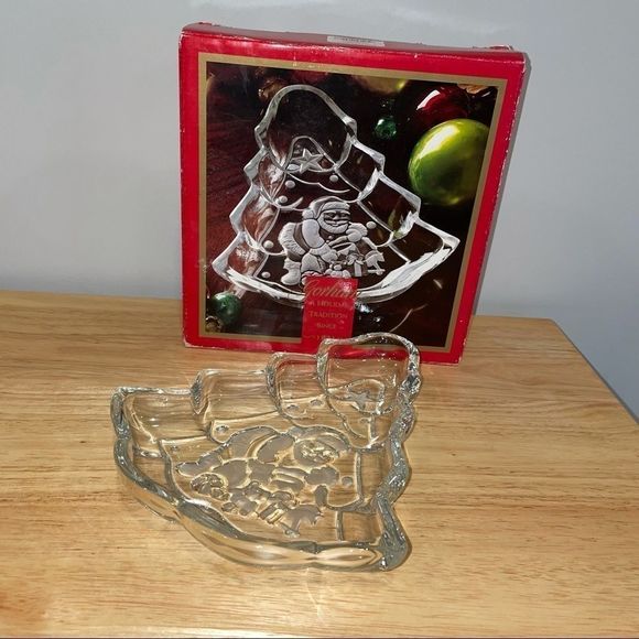 Gorham Other - Gorham Crystal Tree Treat Dish